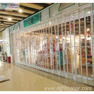 Aluminium alloy polycarbonate side folding doors